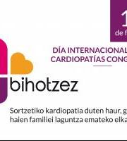 EUSKADI ETA NAFARROA GORRIZ ARGIZTATUKO DA SORTZETIKO KARDIOPATIEN NAZIOARTEKO EGUNEAN