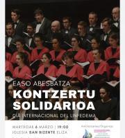 KONTZERTU SOLIDARIOA EASO ABESBATZA / CONCIERTO SOLIDARIO CORO EASO
