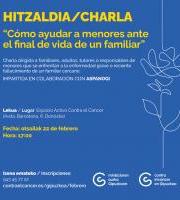 Hitzaldia / Charla
