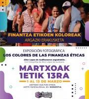 Erakusketa: Finantza etikoen koloreak