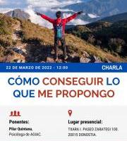 Hitzaldia: Cómo conseguir lo que me propongo