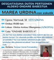 Marea Urdina -  Hitzaldia