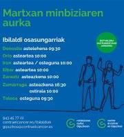 Martxan Minbiziaren Aurka Gipuzkoan: Apirila