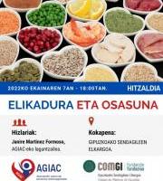 Hitzaldia: Elikadura eta Osasuna