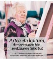 Jardunaldia: Artea eta kultura, dementzian bizitza-zentzuaren leiho bat