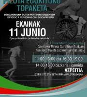 Gipuzkoako Kirol Egokituen Federazioa - Pilota Egokituko Topaketa