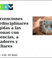 Ikastaroa: Intervenciones interdisciplinares dirigidas a las personas con demencias, a cuidadores y