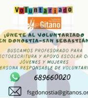 Únete al voluntariado de la FSG Gipuzkoa
