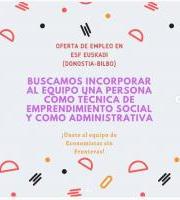 Ecosfron Euskadi: Pertsona baten bila gabiltza.