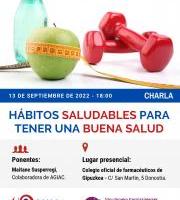 Hitzaldia: Osasuna Mantentzeko Ohitura Osasungarriak