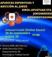 Hitzaldia: Kirol-apustuak eta Jokoarekiko Menpekotasuna