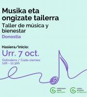 Minbiziaren Aurka - Tailerra "MÚSICA Y BIENESTAR"