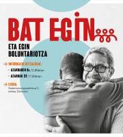 Hitzaldi Informatiboa: Bat egin gurekin, egin zaitez boluntario