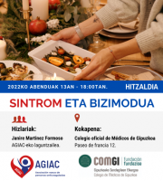 Hitzaldia: Sintrom eta Gabonetako Jatorduak