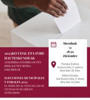 Bizilagunentzako informazio hitzaldia