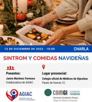 Hitzaldia: Sintrom eta Gabonetako Jatorduak