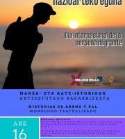 Migratzailearen nazioarteko eguna: “Hondarrezko eta gatzezko istorioak&quot; (Historias de arena y sal) a