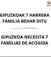 Gipuzkoak 7 Harrera Familia Behar Ditu