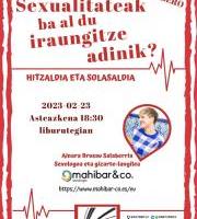 Hitzaldia eta Solasaldia