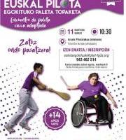 Emakumeen Euskal Pilota Egokituko Paleta Topaketa