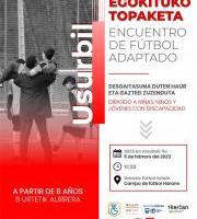 Futbol egokituko topaketa