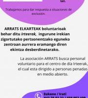 Arrats Elkarteak Boluntarioak Behar Ditu
