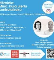 Hitzaldia: Mina hura ulertu kontralatzeko