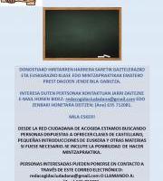 Hiritarron Harrera Sarea: Irakasleak Behar Ditugu