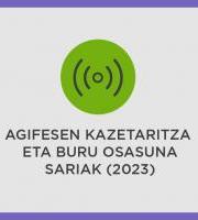 Kazetaritza eta Buru Osasuna Sariak 2023