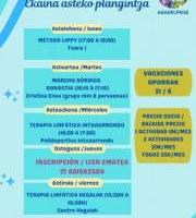 Ekainerako Asteko Plangintza