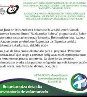 San Juan de Dios Elkartearen Boluntariotza Deialdia