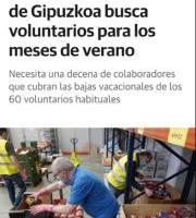 Gipuzkoako Elikagaien Bankua - Bolondresak behar ditugu