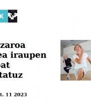 Ikastaroa: Zahartzaroa zaintzea iraupen berri bat proiektatuz