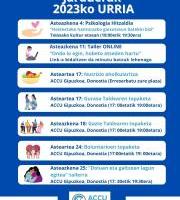 ACCU Gipuzkoaren Urriko Jarduerak