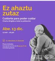 Hitzaldia: Ez ahaztu zutaz