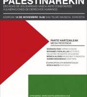 Mahai-Ingurua: Elkartasuna Palestinarekin