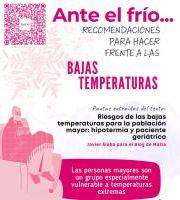 Infografia: Tenperatura baxuen arriskuak adinekoentzat: hipotermia eta paziente geriatrikoa