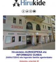 Hirukideko AURKEZPENA eta INFORMAZIO GUNEA