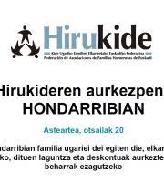 Hirukideren aurkezpena Hondarribian