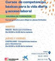 Ikastaroa: Cursos de competencias basicas para la vida diaria y acceso laboral
