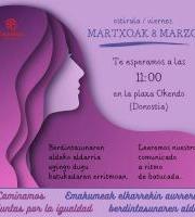Caritas - Martxoak 8 - Emakumeak elkarrekin aurrera berdintasunaren alde: zatoz!
