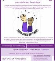 Izenematea: Autodefensa Feminista Tailerra