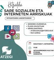 Hitzaldia: Sare Sozialaren eta interneten arriskuak