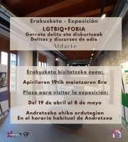 Erakusketa: LGTBIQ+fobia gorroto delitu eta diskurtsoak