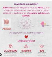 Eroskiren Zentimo Solidarioa