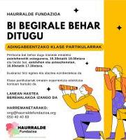 Haurralde Fundazioak Begiraleak Behar Ditu