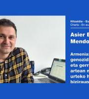 Hitzaldia: Asier Blas Mendoza