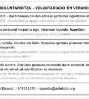Adinkidek Boluntarioak Behar Ditu