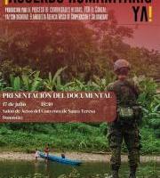 Proiekzioa. ¡Acuerdo humanitario ya!