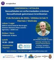 Hitzaldia: Sexualitateak gaixotasun kronikoetan
